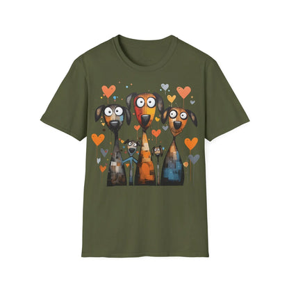 Cartoonish Dogs Tee