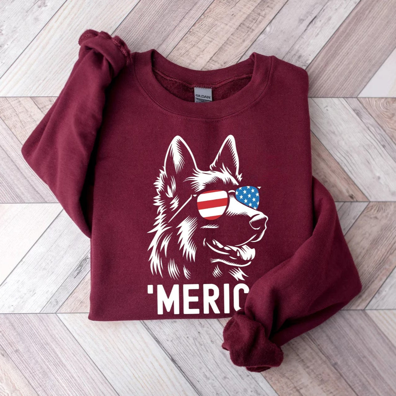 Merica German Shepherd Sweater