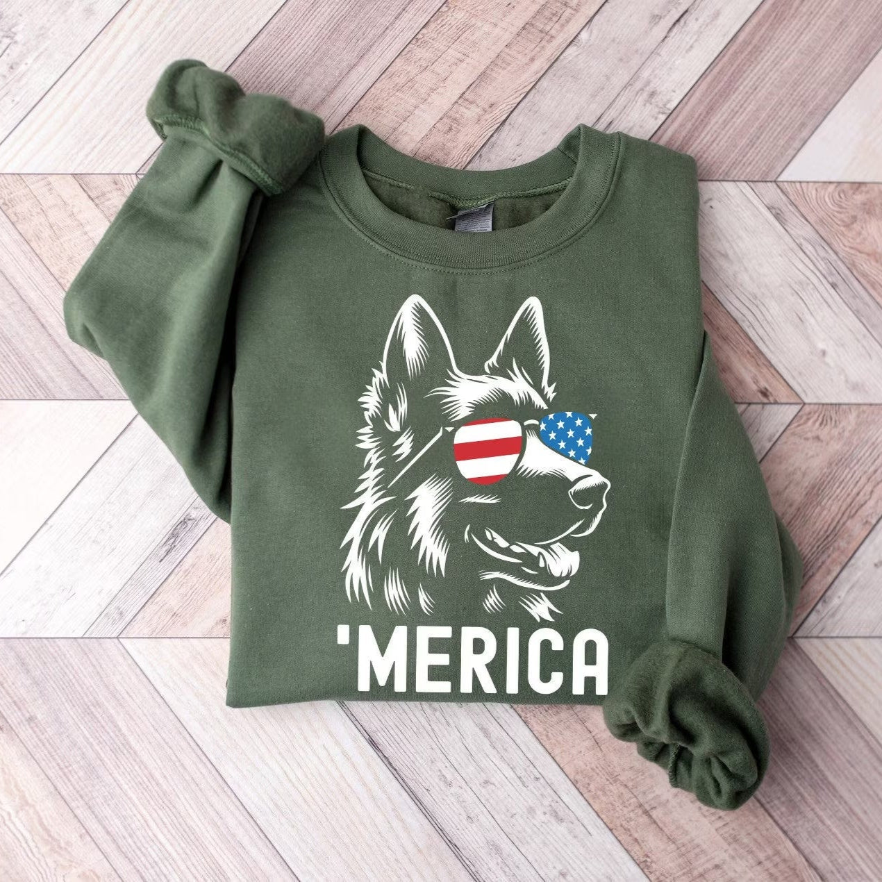 Merica German Shepherd Sweater