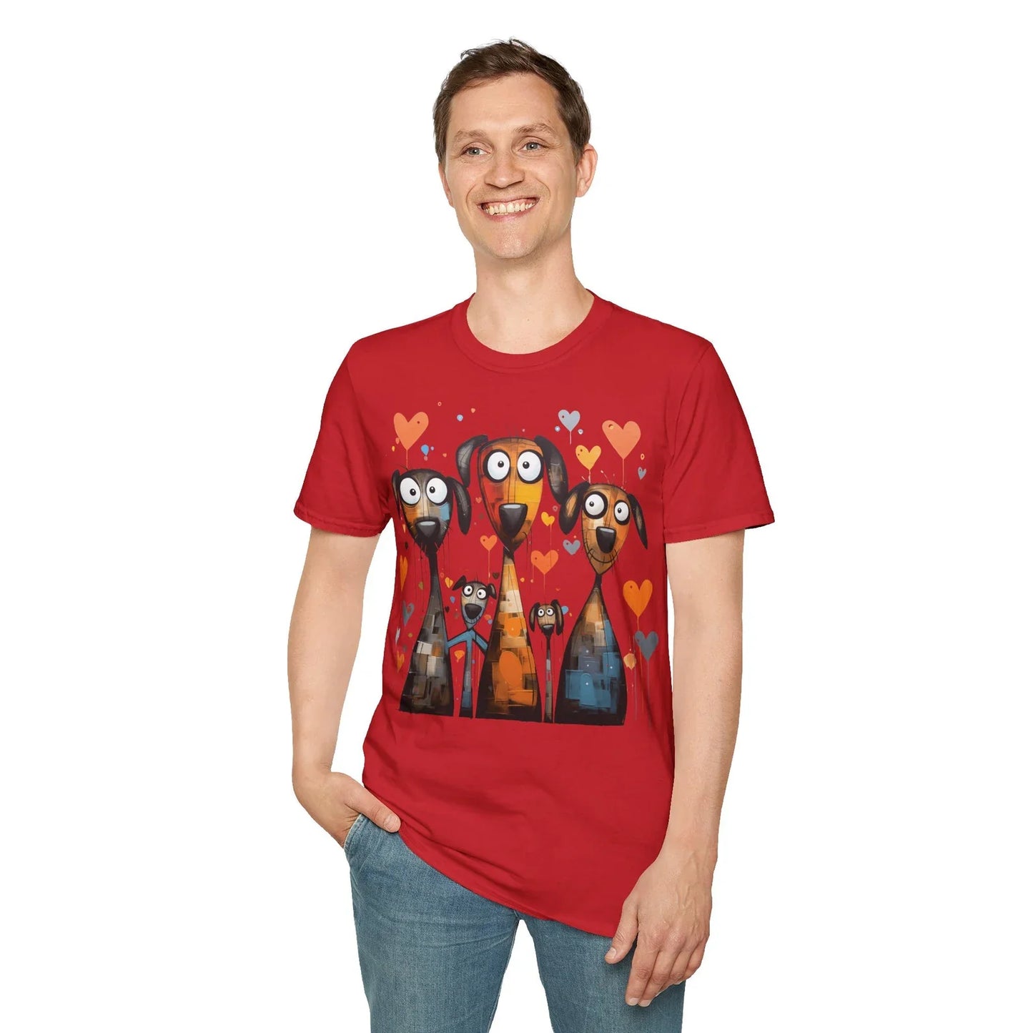 Cartoonish Dogs Tee