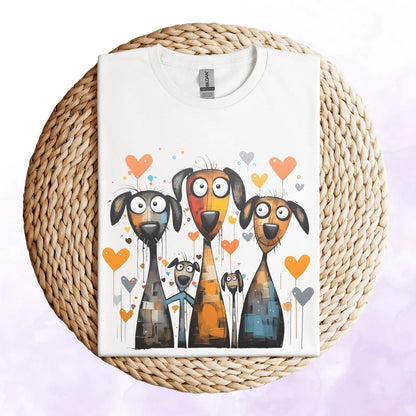 Cartoonish Dogs Tee