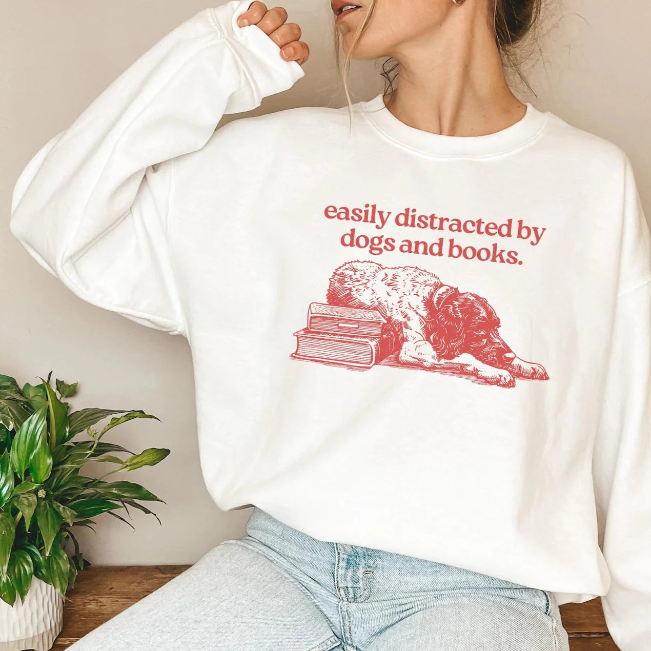 Dog's & Books Sweater