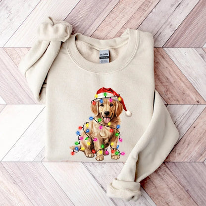 Golden Retriever Christmas Sweater