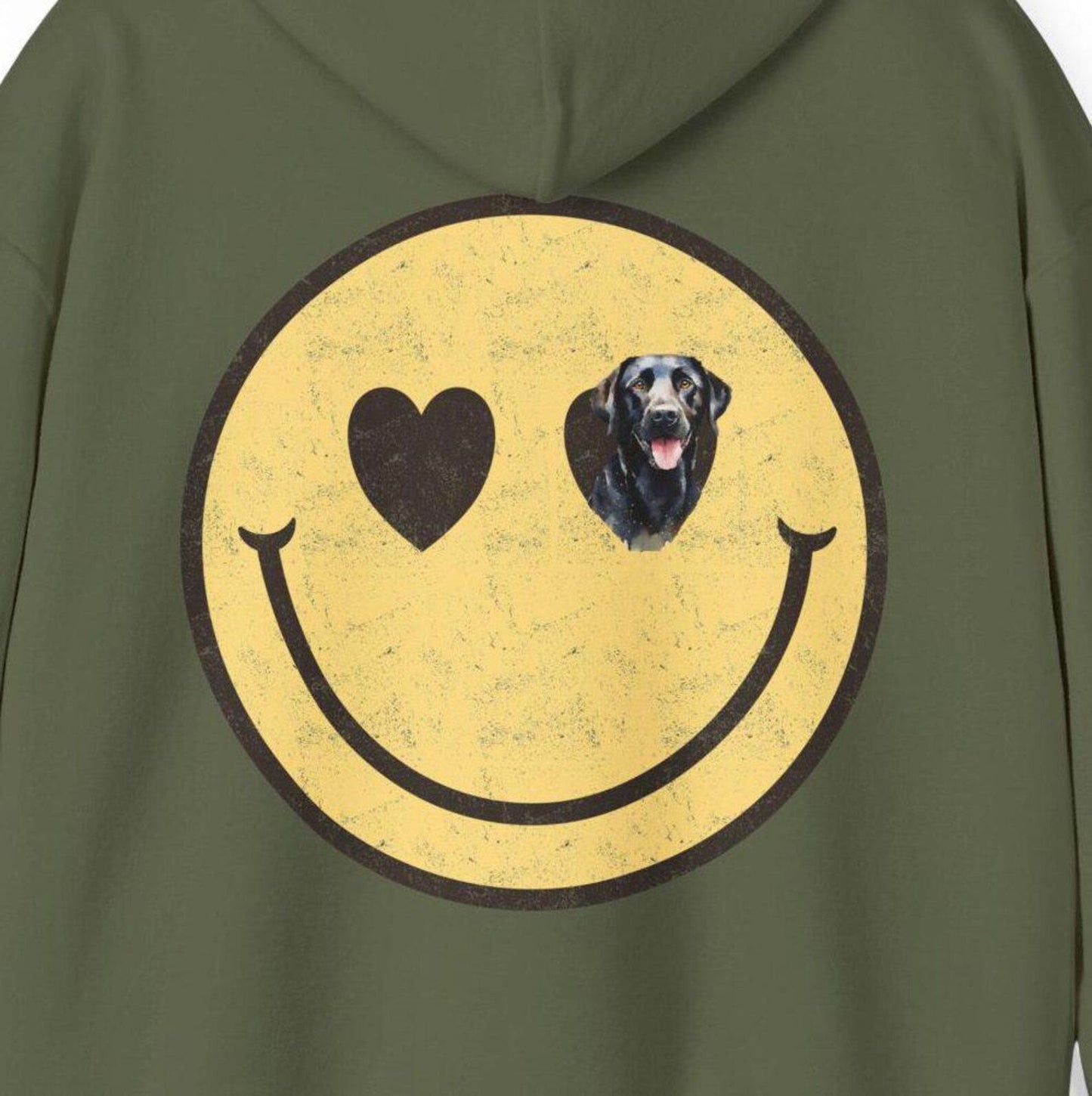 Black Lab Smiley Sweater