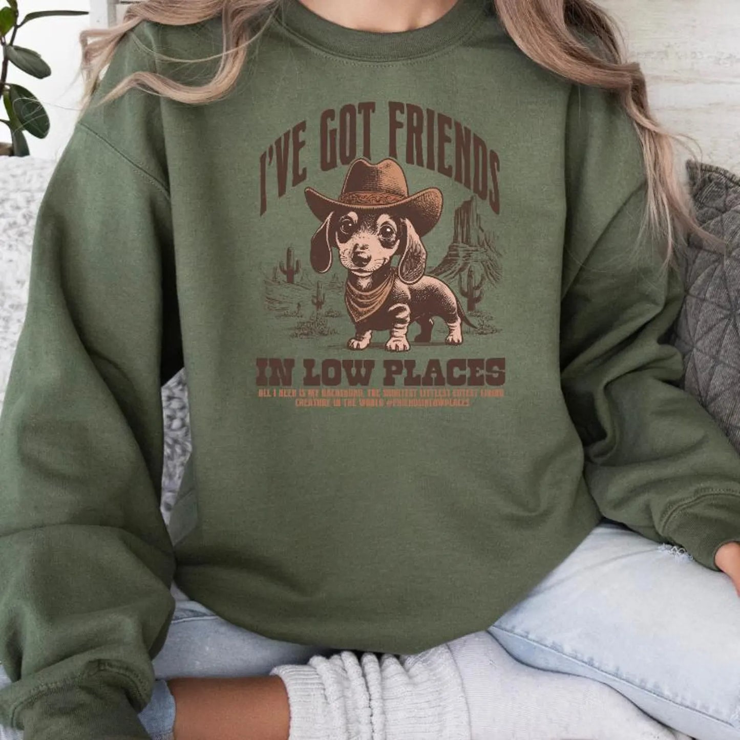 Friends In Low Places Sweater