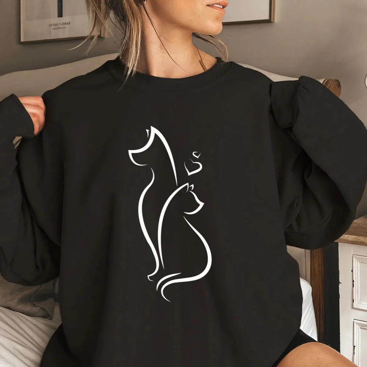 Cat Dog Lover Sweater