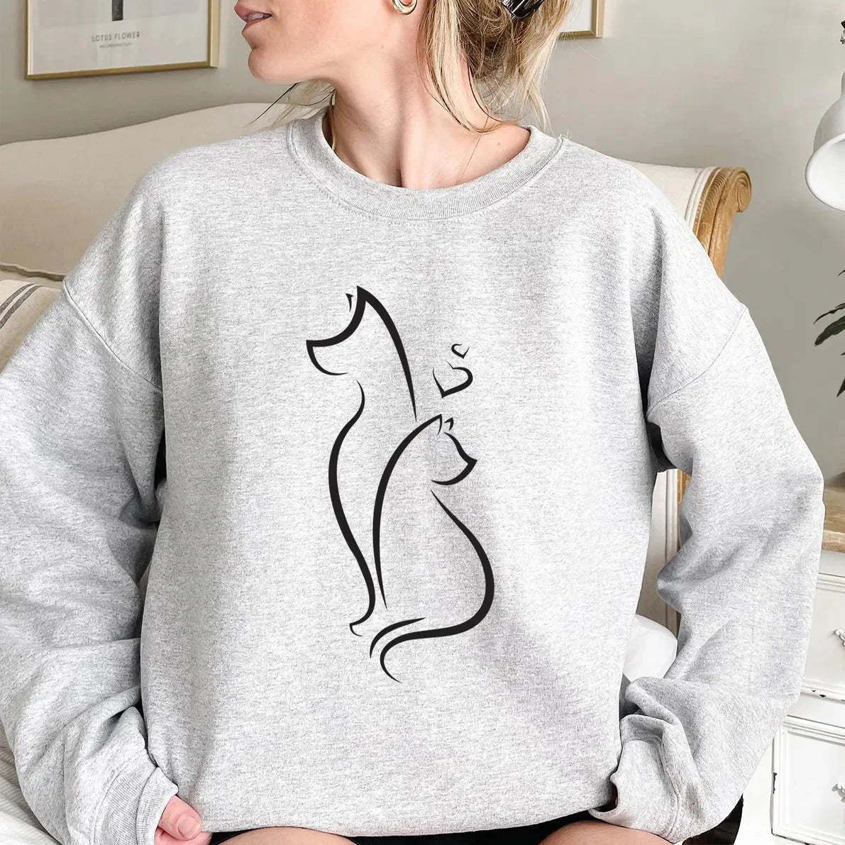 Cat Dog Lover Sweater