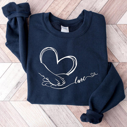 Hand Paw Love Sweater