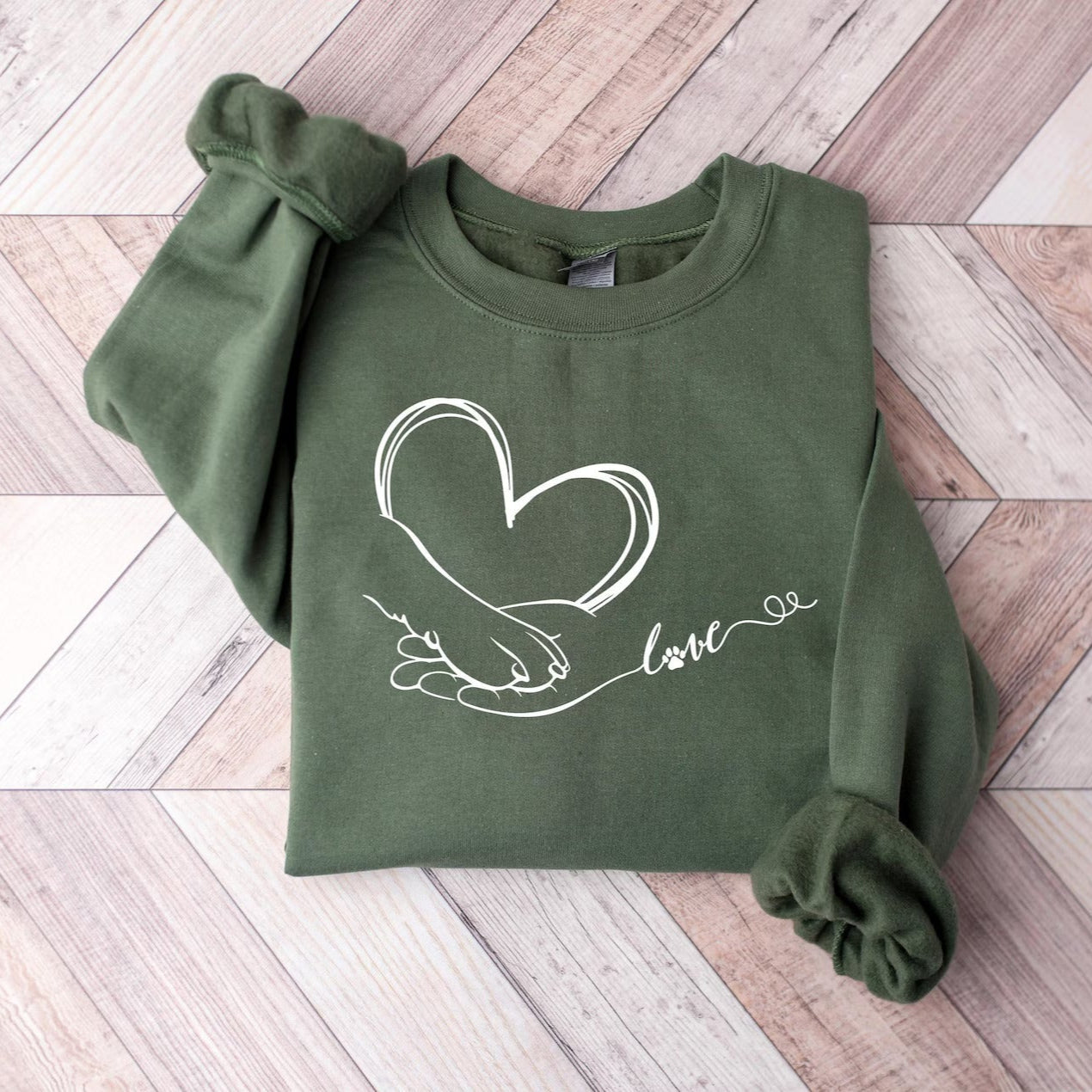 Hand Paw Love Sweater
