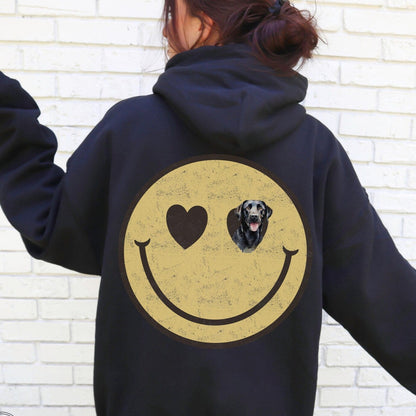 Black Lab Smiley Sweater