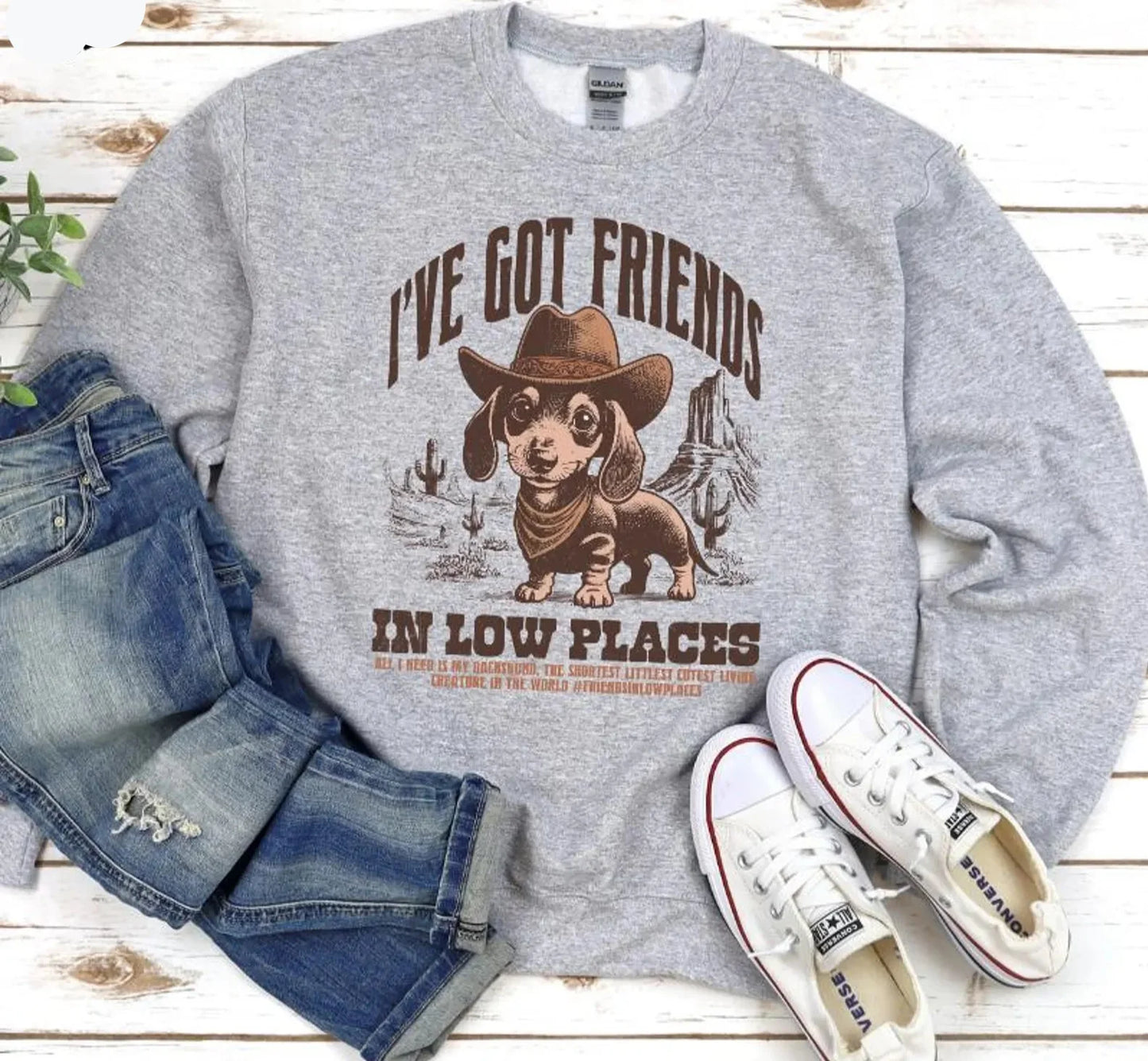 Friends In Low Places Sweater