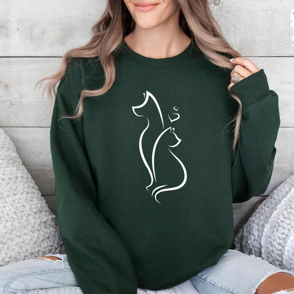 Cat Dog Lover Sweater