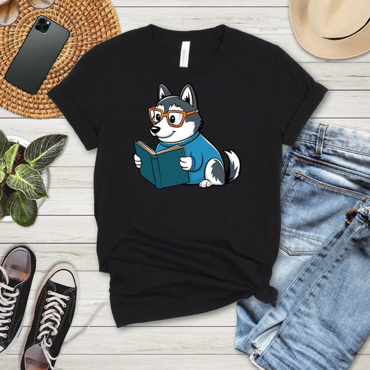 Husky Reading Tee