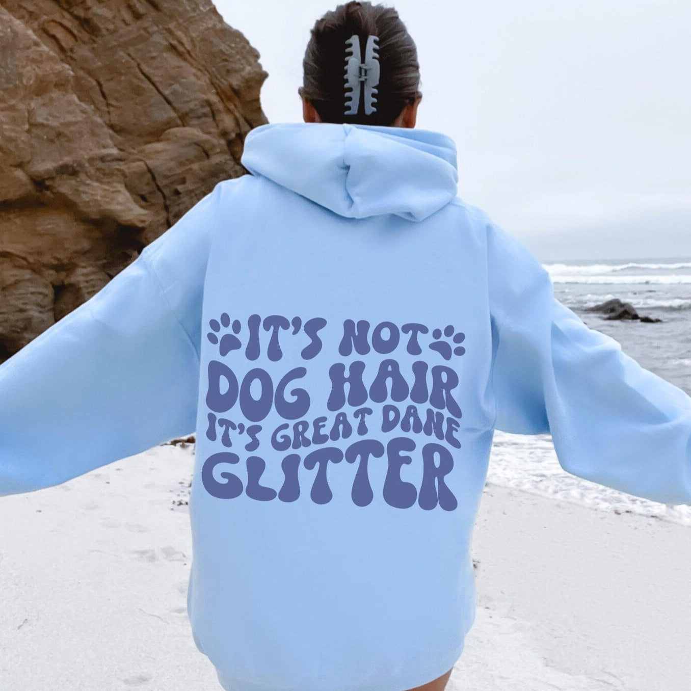 Great Dane Glitter Hoodie