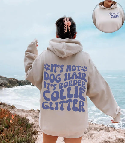 Border Collie Glitter Hoodie