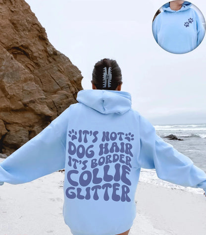 Border Collie Glitter Hoodie