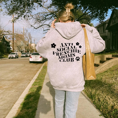 Frenchie Mom's Club Hoodie