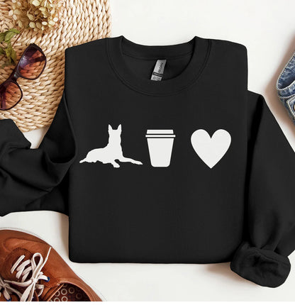 Belgian Malinois Coffee Sweatshirt