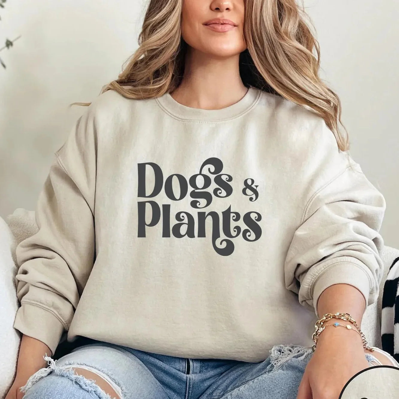 Dogs & Plants Sweater