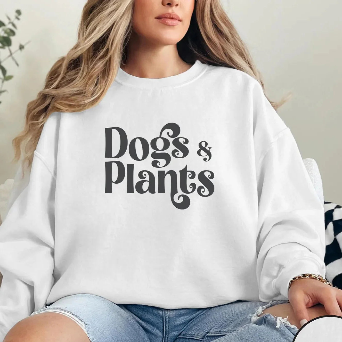 Dogs & Plants Sweater
