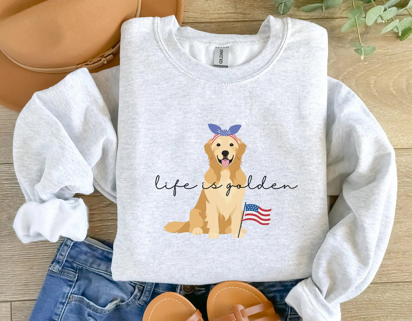 Life Is Golden USA Sweater