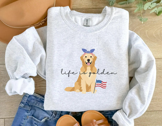 Life Is Golden USA Sweater