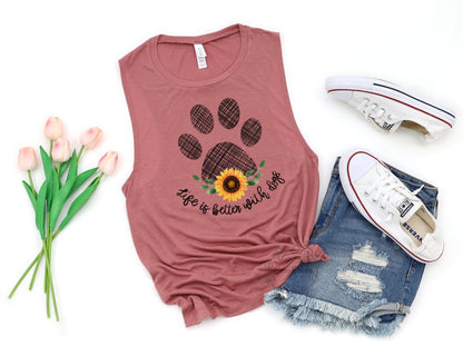 Life Is Better Sunflower Tee