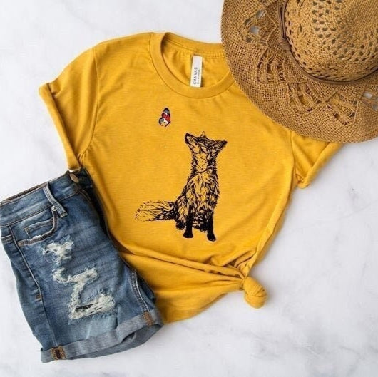Fox and Butterfly Tee