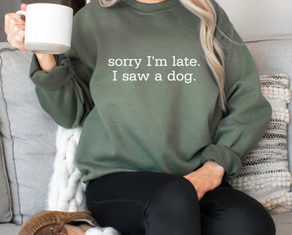 Sorry I'm Late Sweater V2