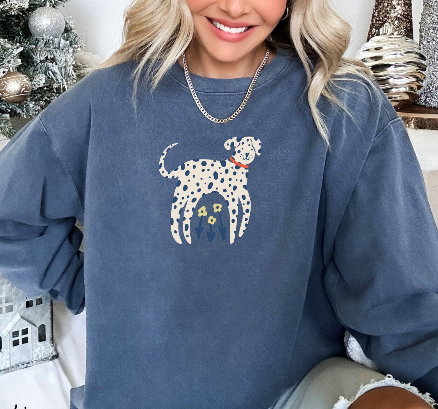 Dalmatian Dog Mom Sweater