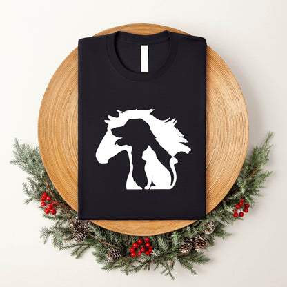 Dog Horse Cat Tee