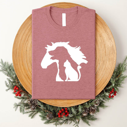 Dog Horse Cat Tee