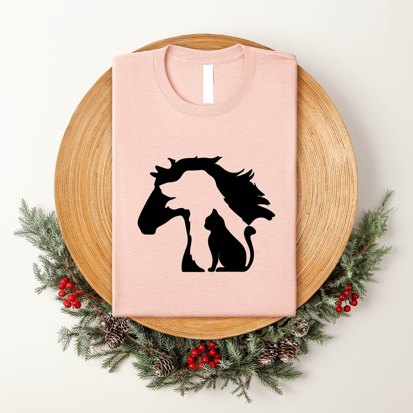 Dog Horse Cat Tee