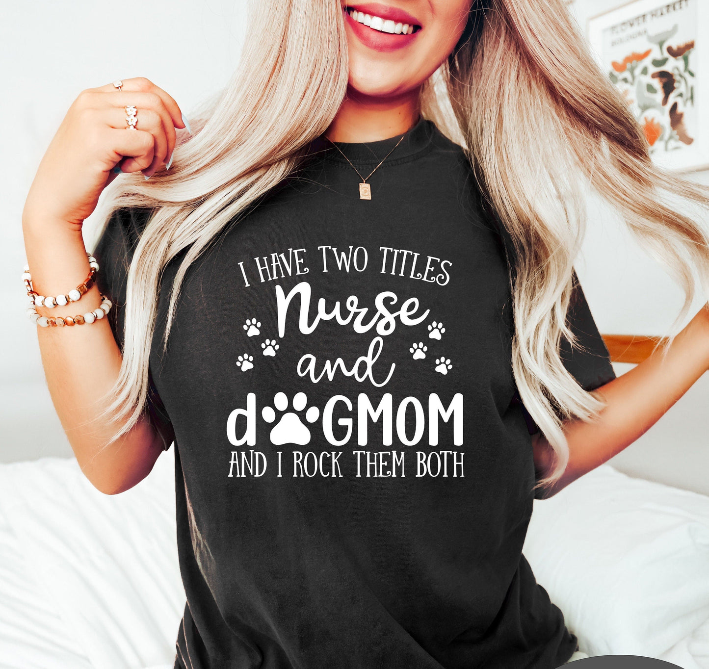 Nurse & Dog Mom Sweater