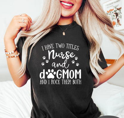 Nurse & Dog Mom Sweater