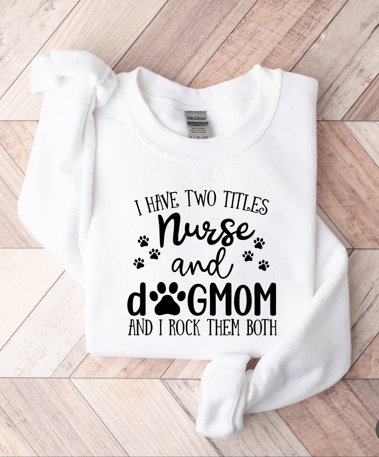 Nurse & Dog Mom Sweater