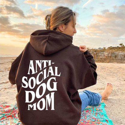 Anti Social Dog Mom Hoodie V