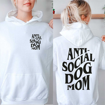 Anti Social Dog Mom Hoodie V