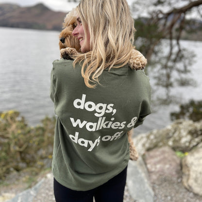 Dogs Walkies Days Off Sweater