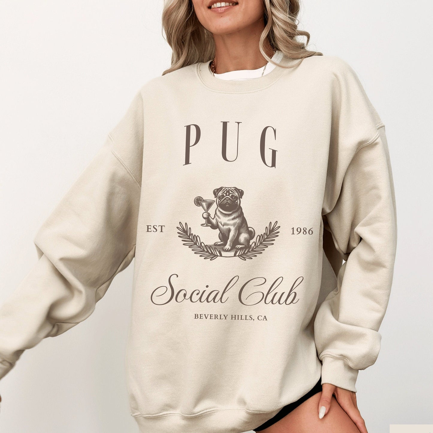 Pug Social Club Sweater