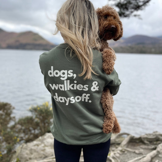 Dogs Walkies Days Off Sweater