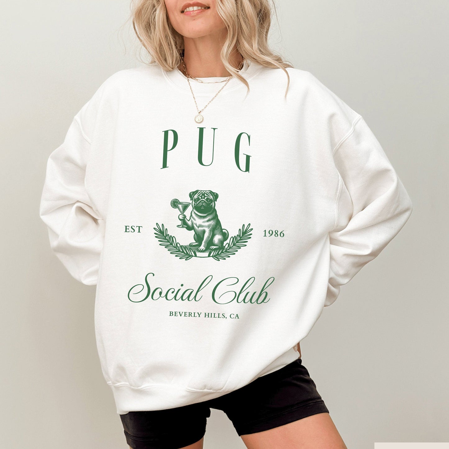 Pug Social Club Sweater