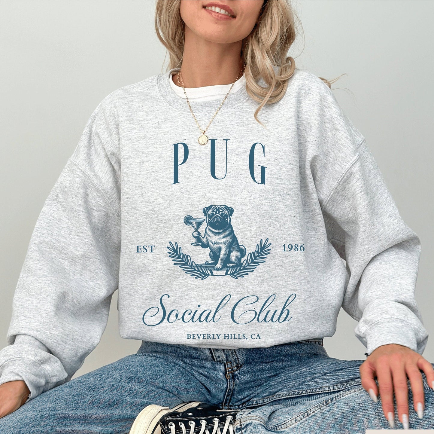 Pug Social Club Sweater