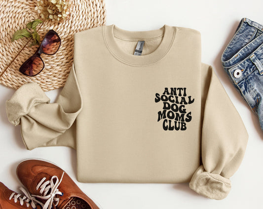 Anti Social Dog Moms Club Sweater