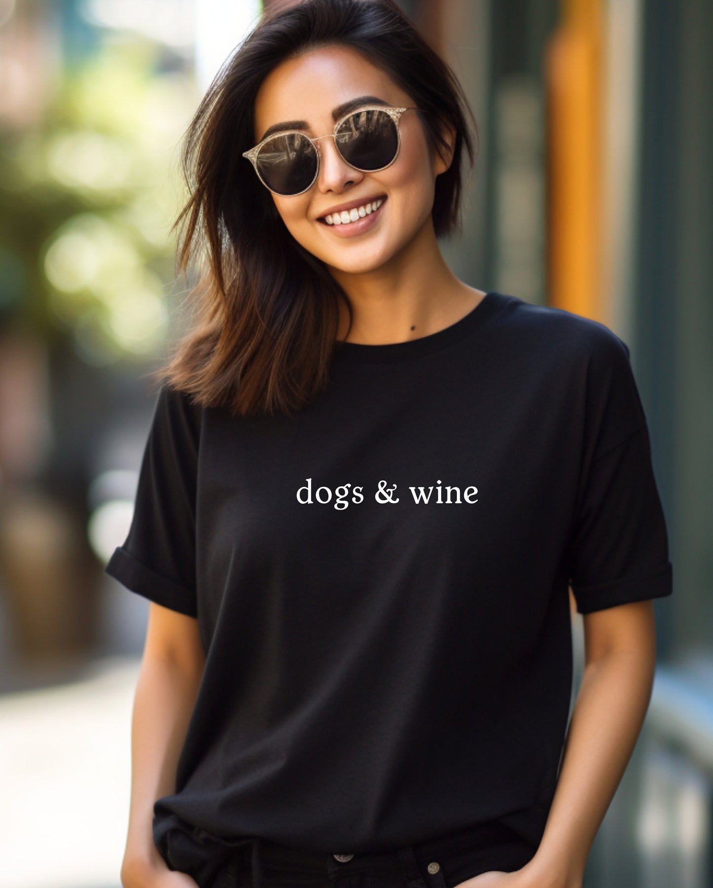 Dogs & Wine Tee