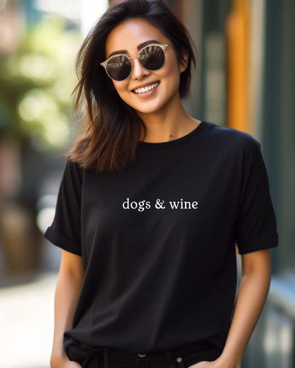Dogs & Wine Tee