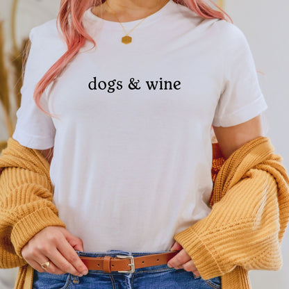 Dogs & Wine Tee