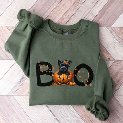 Scottie Dog Halloween Sweater