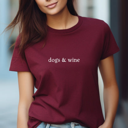 Dogs & Wine Tee