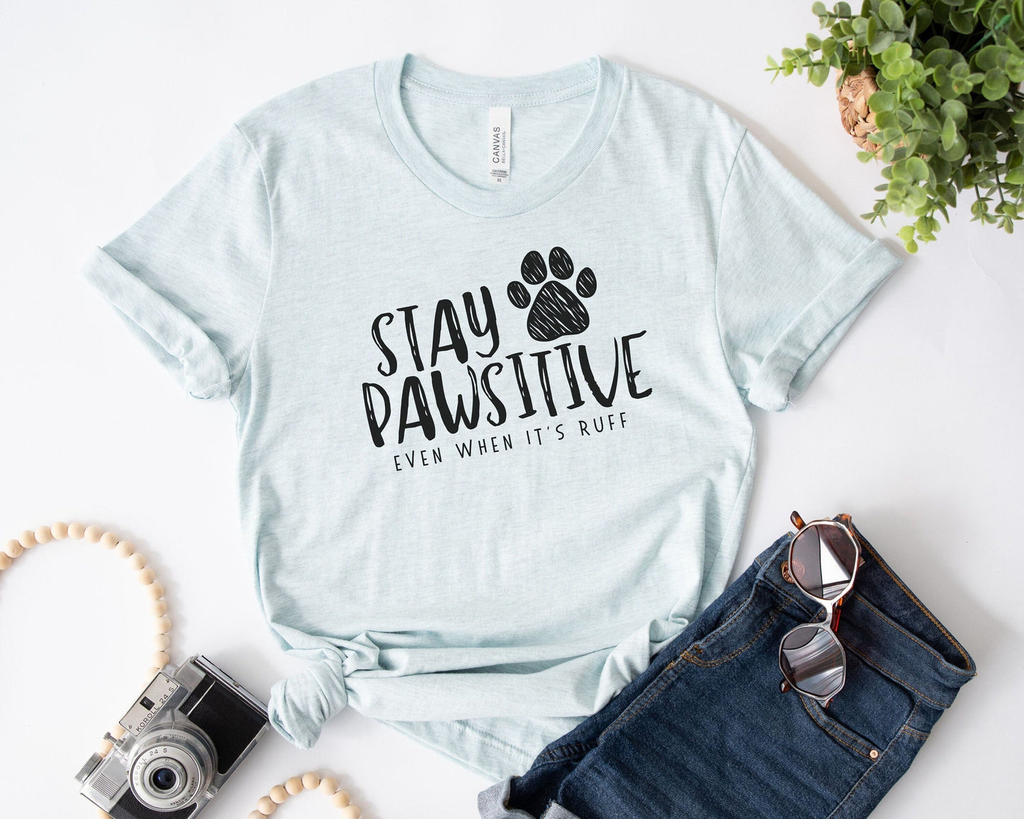 Stay Pawsitive Tee